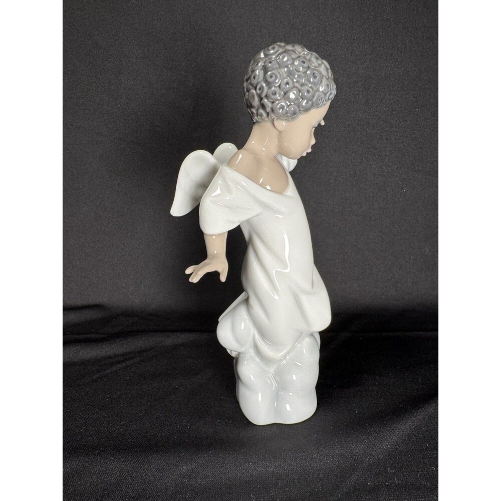 Lladro 6492 Black Legacy Your Special Angel Watching From Heaven Vintage 1997 - Picture 3 of 7